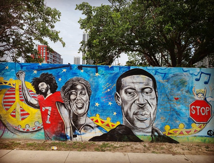 To view this image from its original publisher go to https://www.miaminewtimes.com/arts/overtown-mural-by-kyle-holbrook-honors-black-lives-matter-11645785