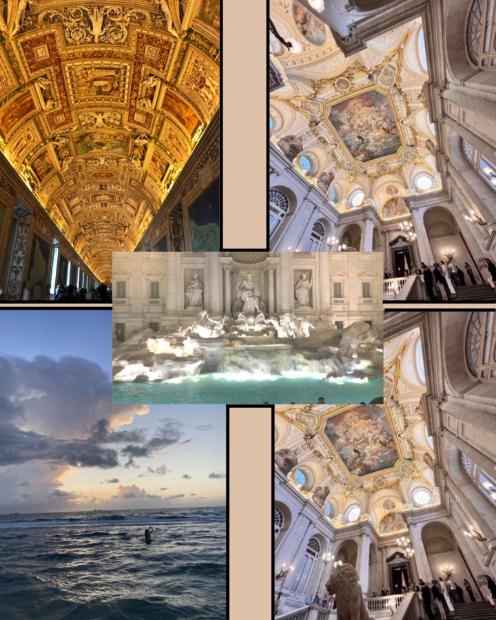 Lucas+Gorziglia+shares+photos+from+his+trip+to+The+Trevi+Fountain+in+Rome%2C+Italy.+The+architectural+wonder+was+Lucas%E2%80%99+favorite+sight+out+of+his+adventures+to+Portugal%2C+Italy%2C+France%2C+and+Spain.+%28Collage+by%3A+Jessica+Rodriguez%29