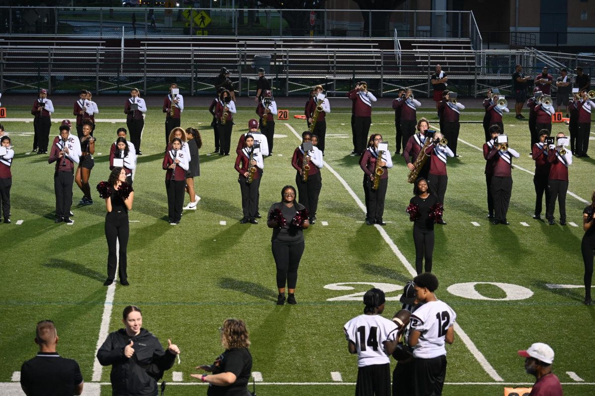 Band marches with Pride at halftime show