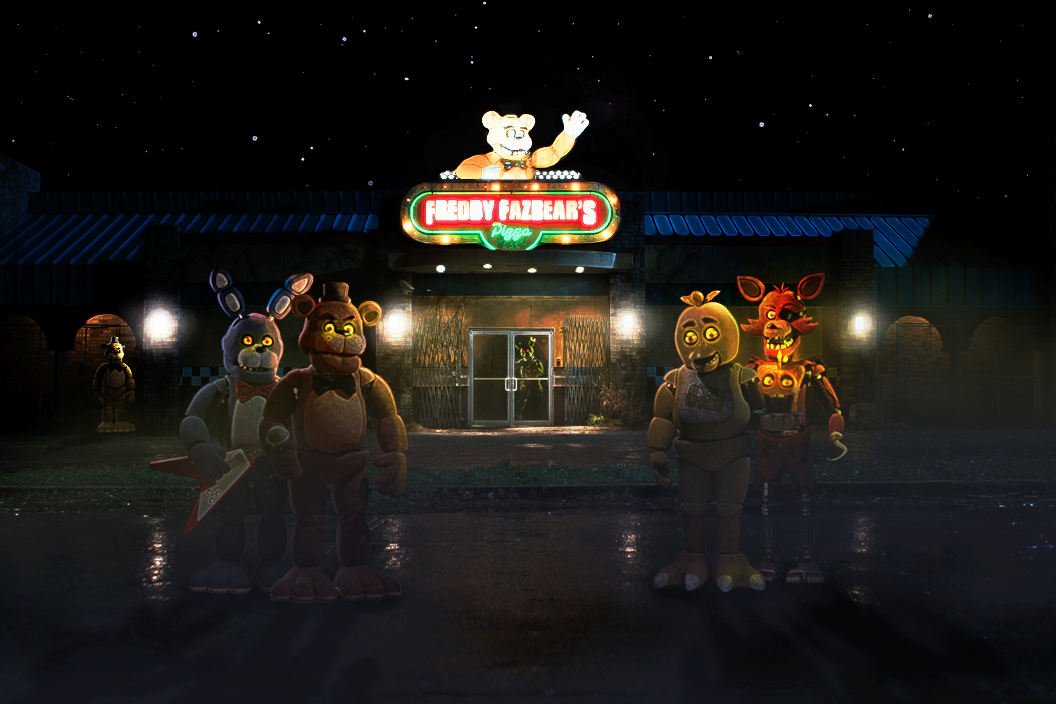 Freddy Fazbear's Pizzeria Menu Concept (larger pics in comments) :  fivenightsatfreddys