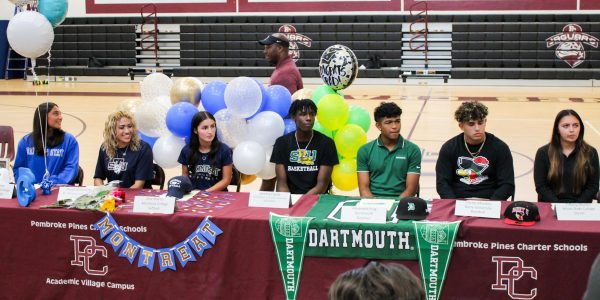 The next four—seniors sign their way into college