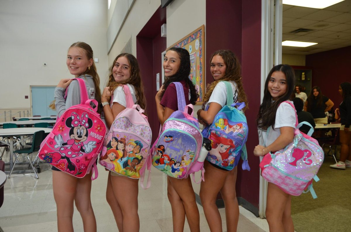 A senior year throwback: the rise of childhood backpacks