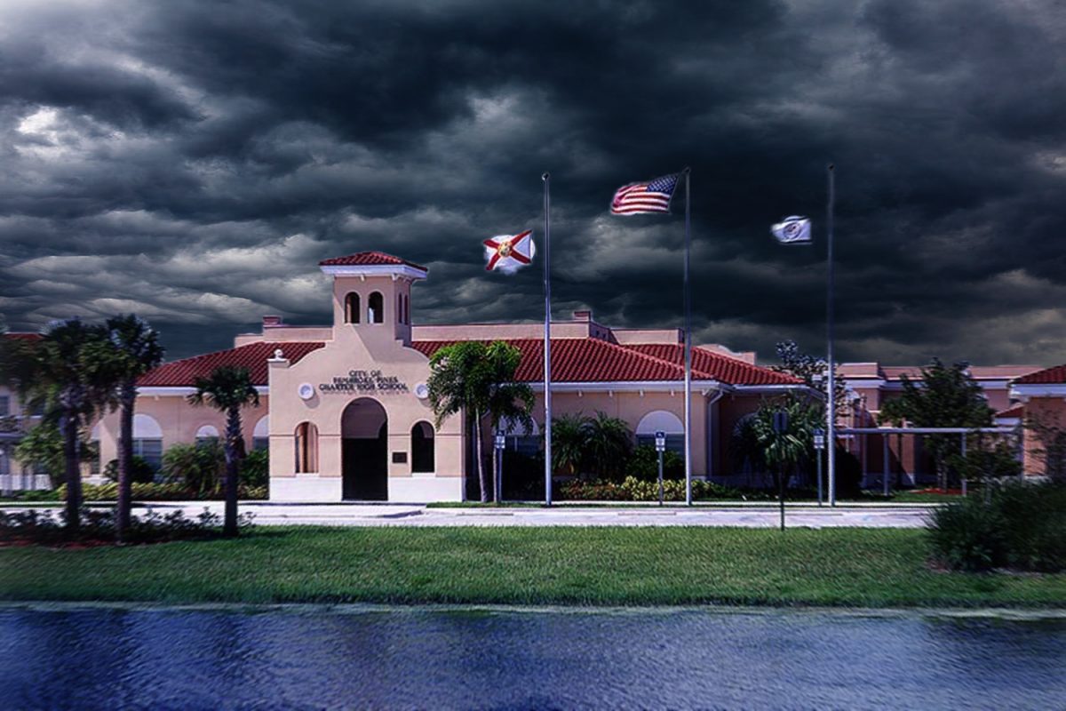 Storm looming over school