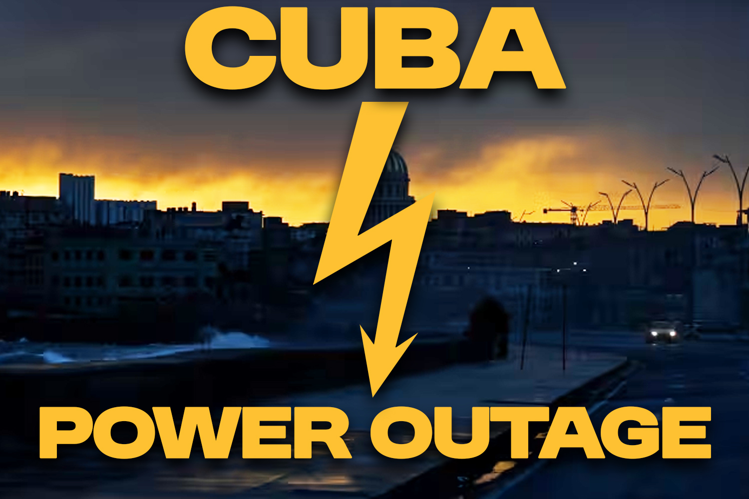 Cuba loses power