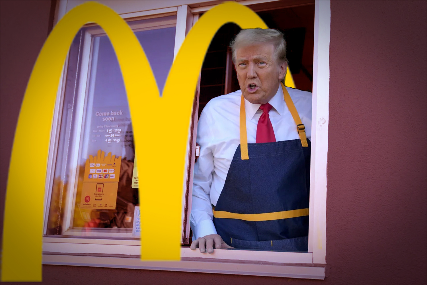 Trump Works at McDonald’s