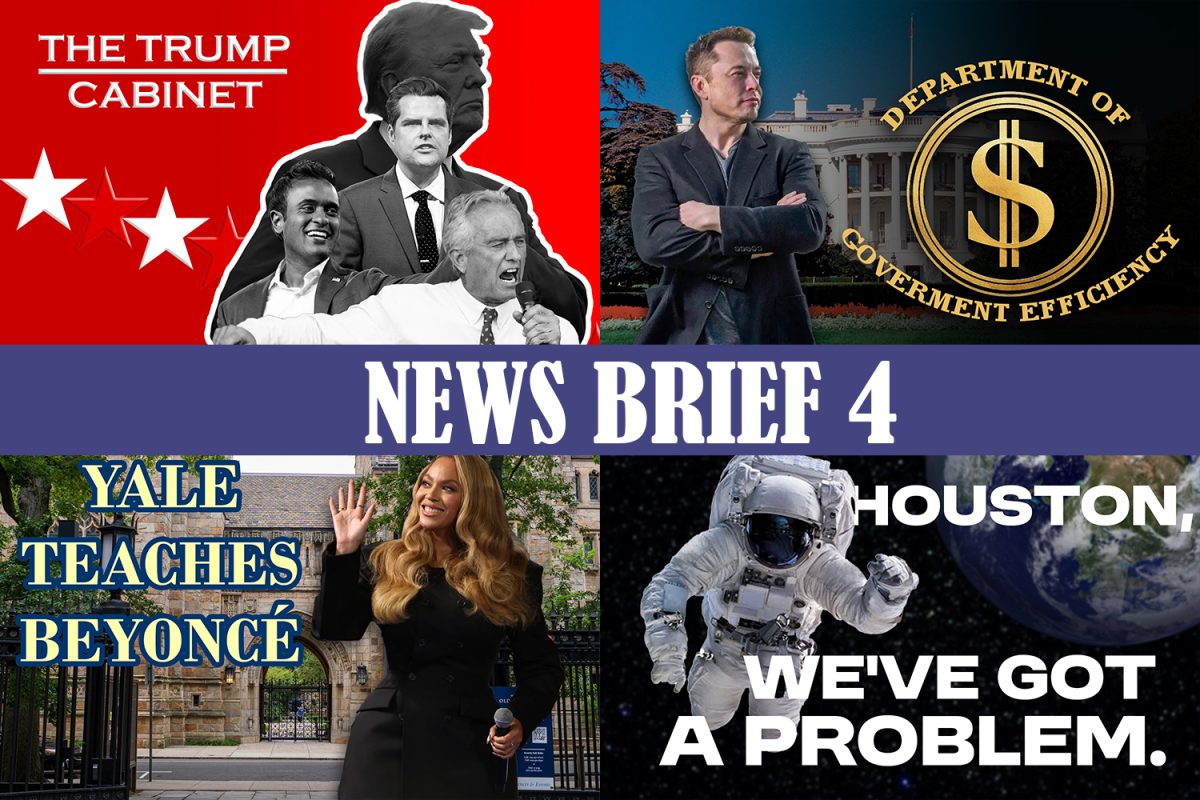 News Brief #4: Trump appoints his cabinet members, Beyonce gets her own class, and NASA controversy