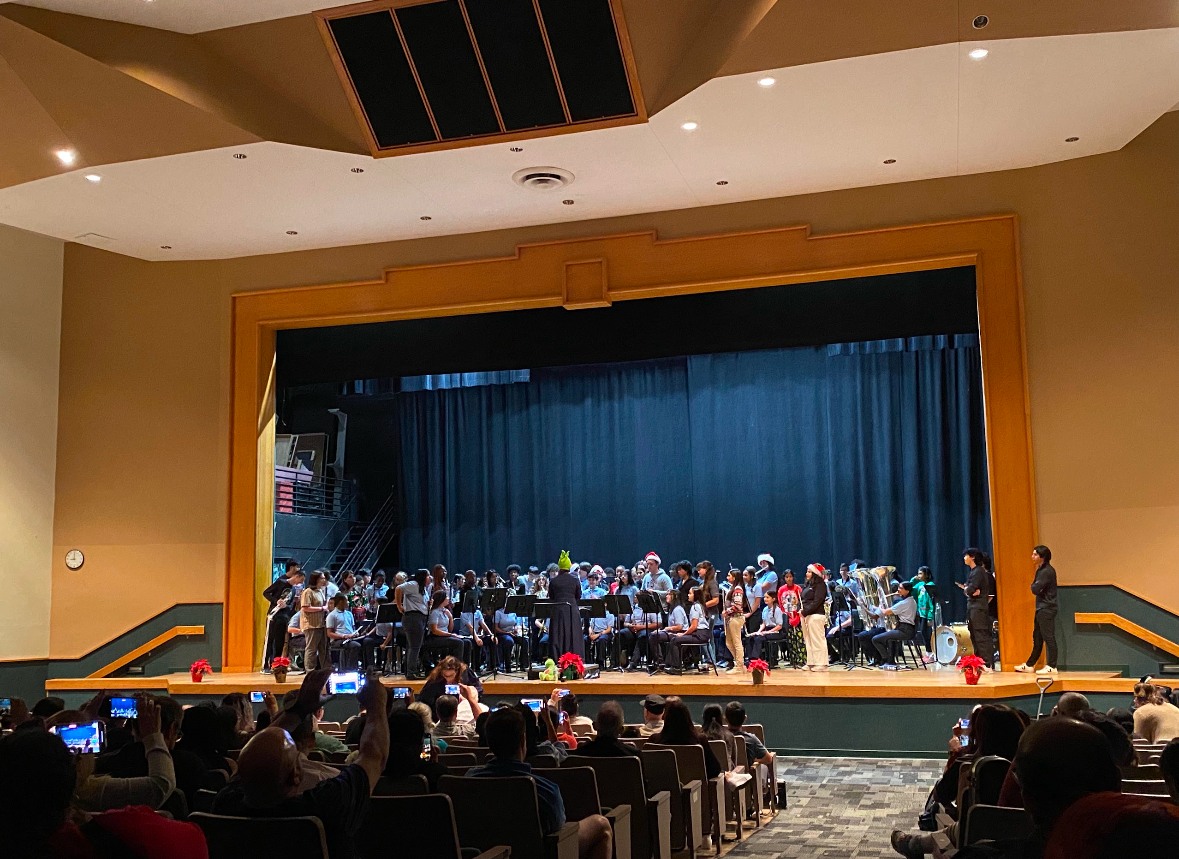 Ms. Cole takes her final bow after 26 years: PPCMS West Campus Winter Concert