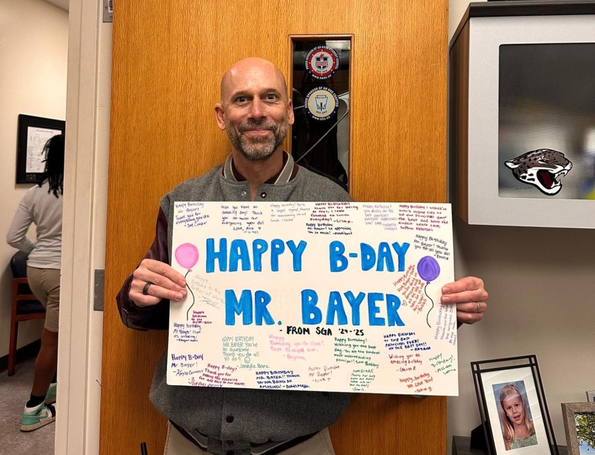 A special birthday surprise: Student Government celebrates Principal Bayer