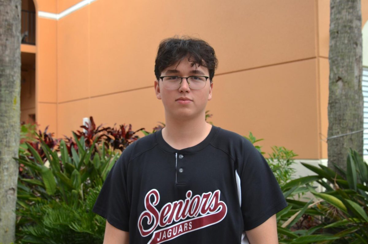 Pembroke Pines Charter High School senior and Silver Knight nominee, Lucas Aronson.