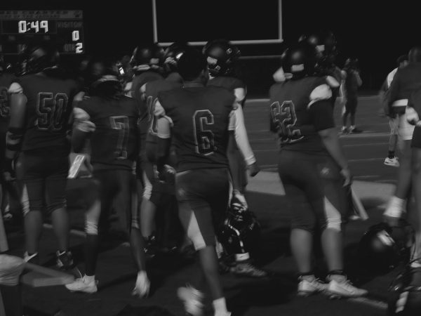 The Jaguar's walking along the sideline prior to halftime while up 2-0.