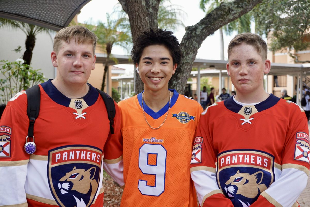 These PPCHS students opted to sport their Game Day jerseys, repping their favorite teams and increasing school spirit.
