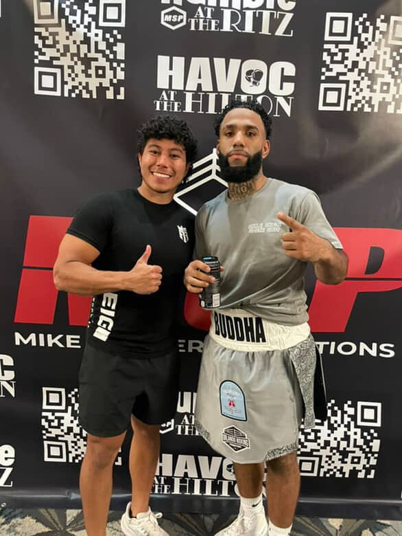 Arango and Buth pose for a photo together, showcasing their friendship. Even after years since graduating, they are still active in each other's lives.