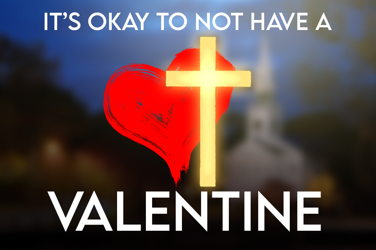 The graphic highlights the main theme that it’s okay to share your Valentine’s Day single or without a partner. It displays a heart with a church behind it and a cross in front of it to give the correlation of how the story is projected from a follower of Christ and their opinion on why Valentine’s Day can still be valuable on its own.