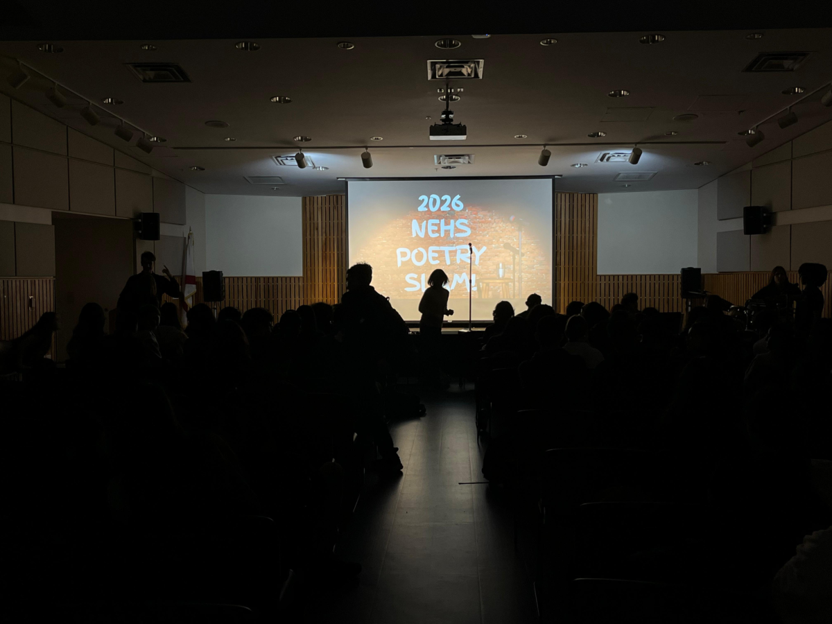 NEHS's Poetry Slam has been a 12-year tradition, beginning in 2014. Each year, students recite self-written poems, and the event also serves as round 2 for the Poetry Out Loud contest at the school level.
