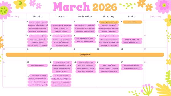 Sports/Events Calender