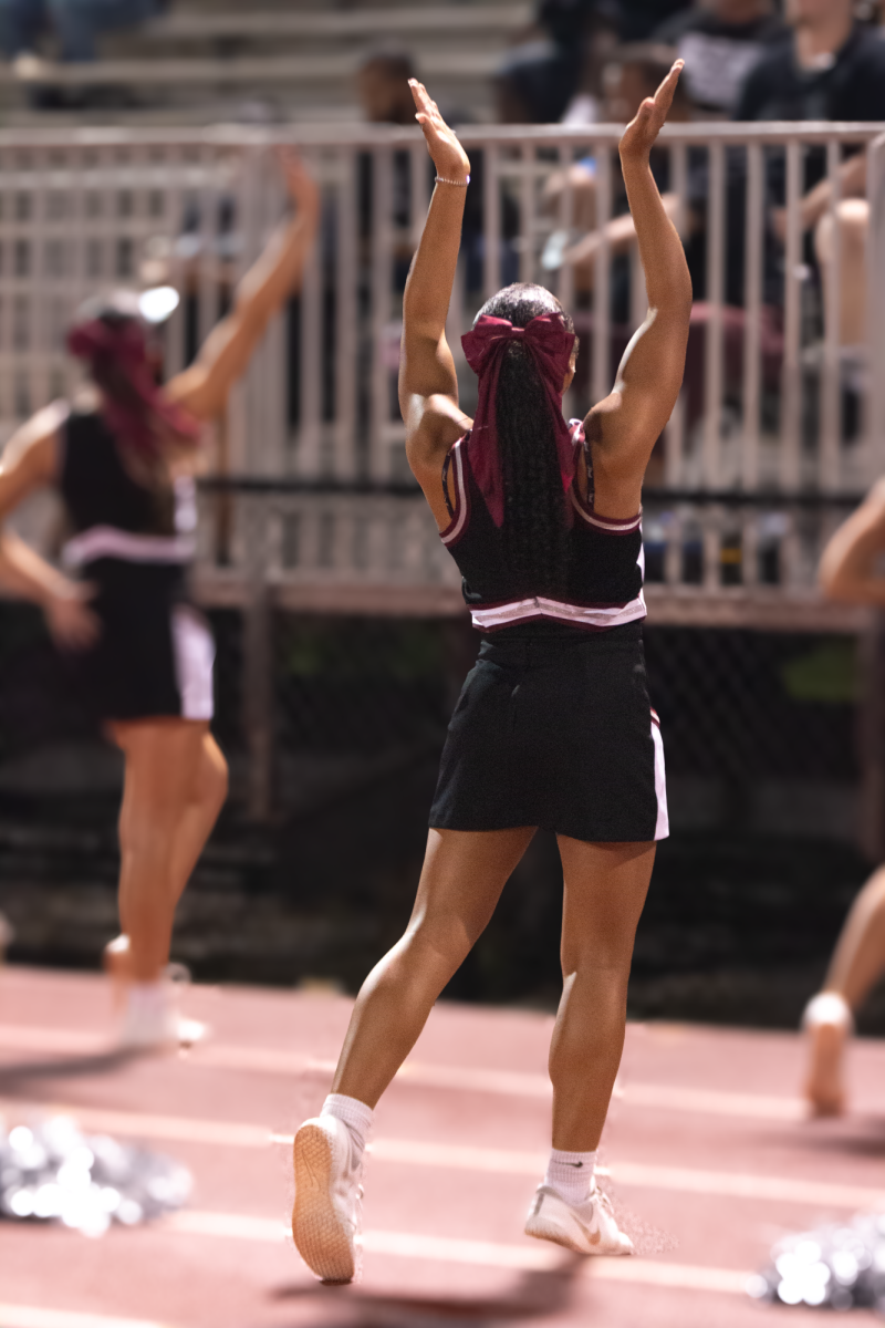 The Lady Jags hyping up the crowd with their passion and spirit.