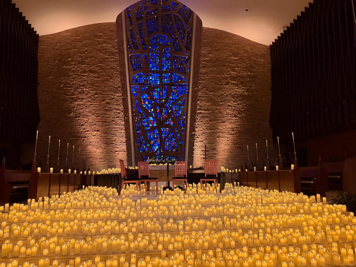 The beautiful church setting along with all the candles gives off almost a magical atmosphere to the guests, helping not only hear the music but feel it as well.