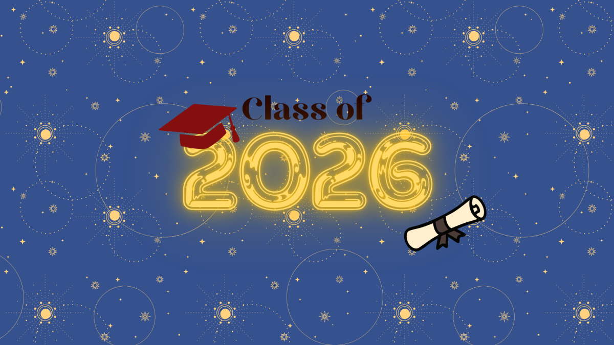 A graphic highlights the Class of 2026, decorated with a cap and diploma. As seniors prepare to graduate in May, they are leaving behind PPCHS underclassmen, who will cherish the memories they've made together.
