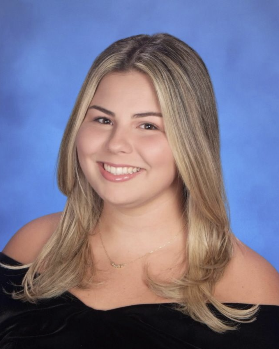 Marlee's last yearbook photo during senior year.